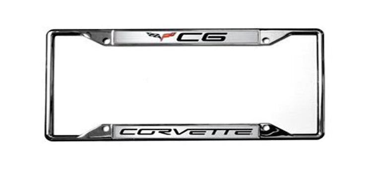 C6 Corvette License Plate Frames