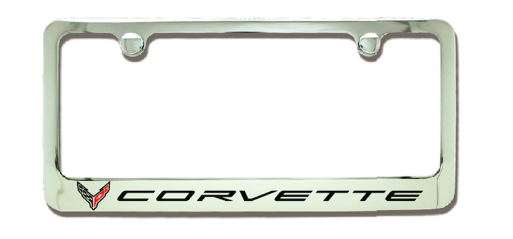 C8 Corvette License Plate Frames