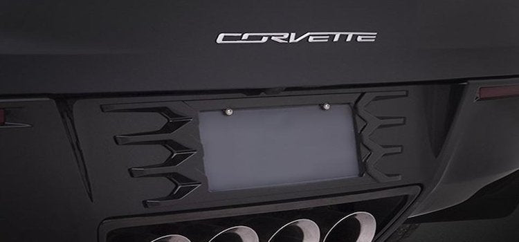 Corvette License Plate Frames