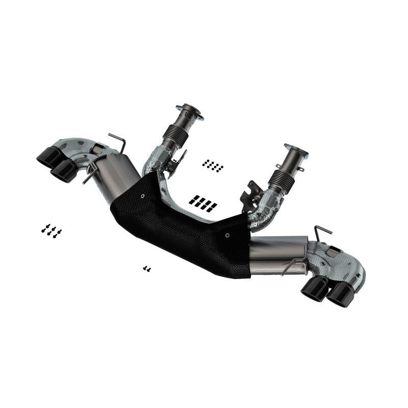 Borla 20-23 Chevy Corvette 6.2L V8 AT w/o NPP 3in ATAK Catback Exhaust - Black Chrome Tips