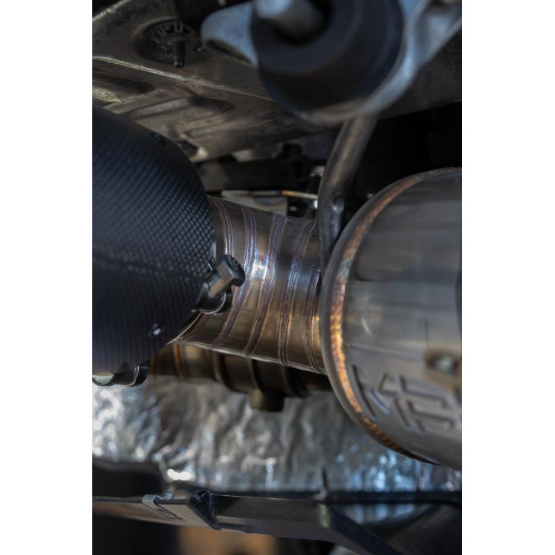 MBRP 20-24 Chevrolet Corvette C8 3in Active Cat Back Quad Split Rear Exit Exhaust w/ AFM Sims