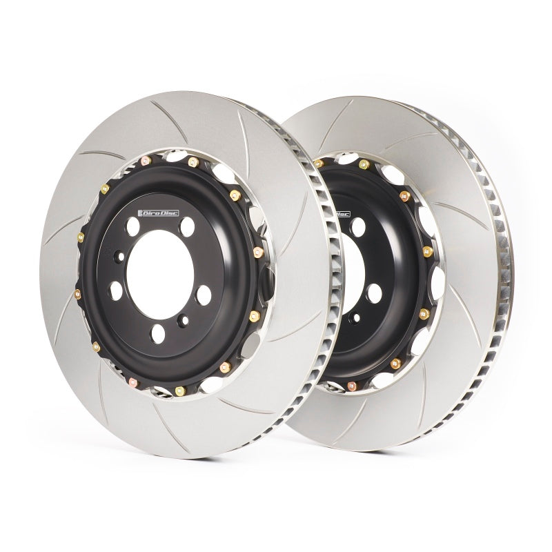 GiroDisc 2020+ Chevrolet Corvette Z51 (C8) Zinc Plated Slotted Front Rotors