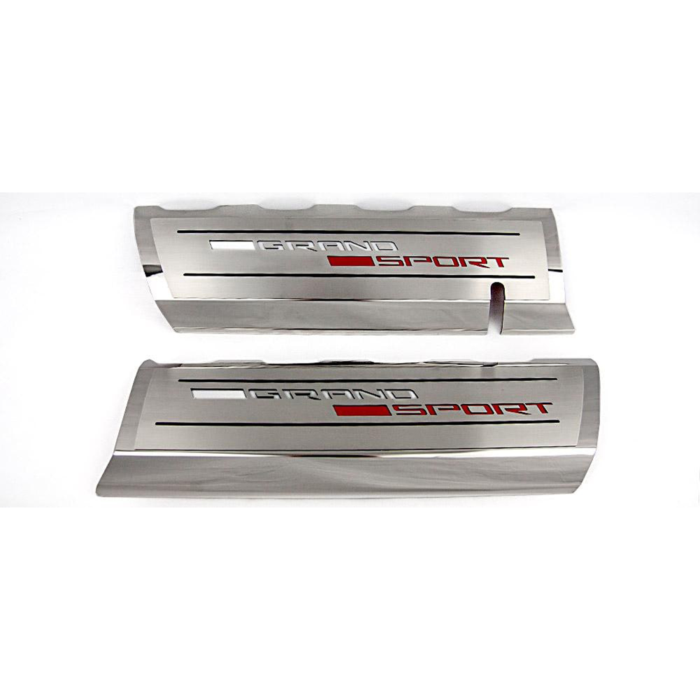 Corvette Fuel Rail Covers Grand Sport 2pc Stainless Steel : C7 Grand Sport