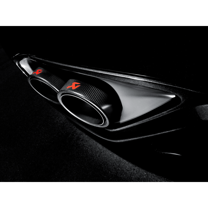 Akrapovic 06-13 Chevrolet Corvette ZO6/ZR1 (C6) Tail Pipe Set (Carbon 125 mm)