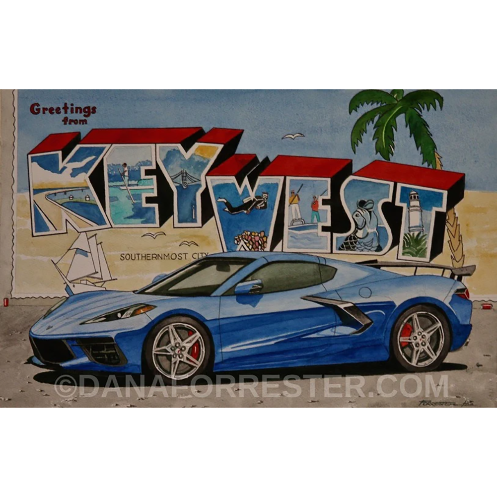 Dana Forrester Corvette Print 