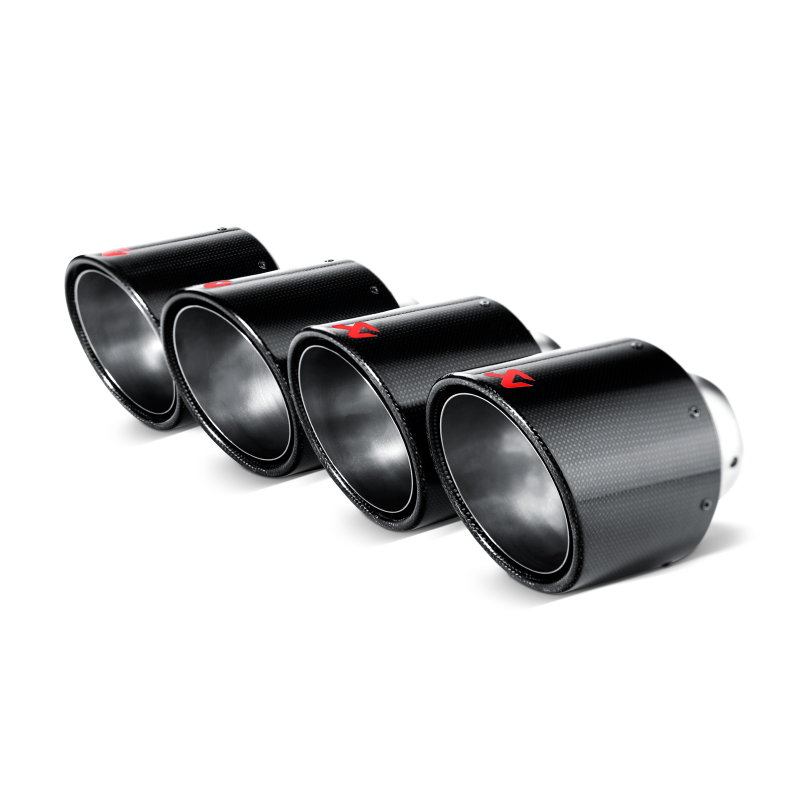 Akrapovic 06-13 Chevrolet Corvette ZO6/ZR1 (C6) Tail Pipe Set (Carbon 125 mm)