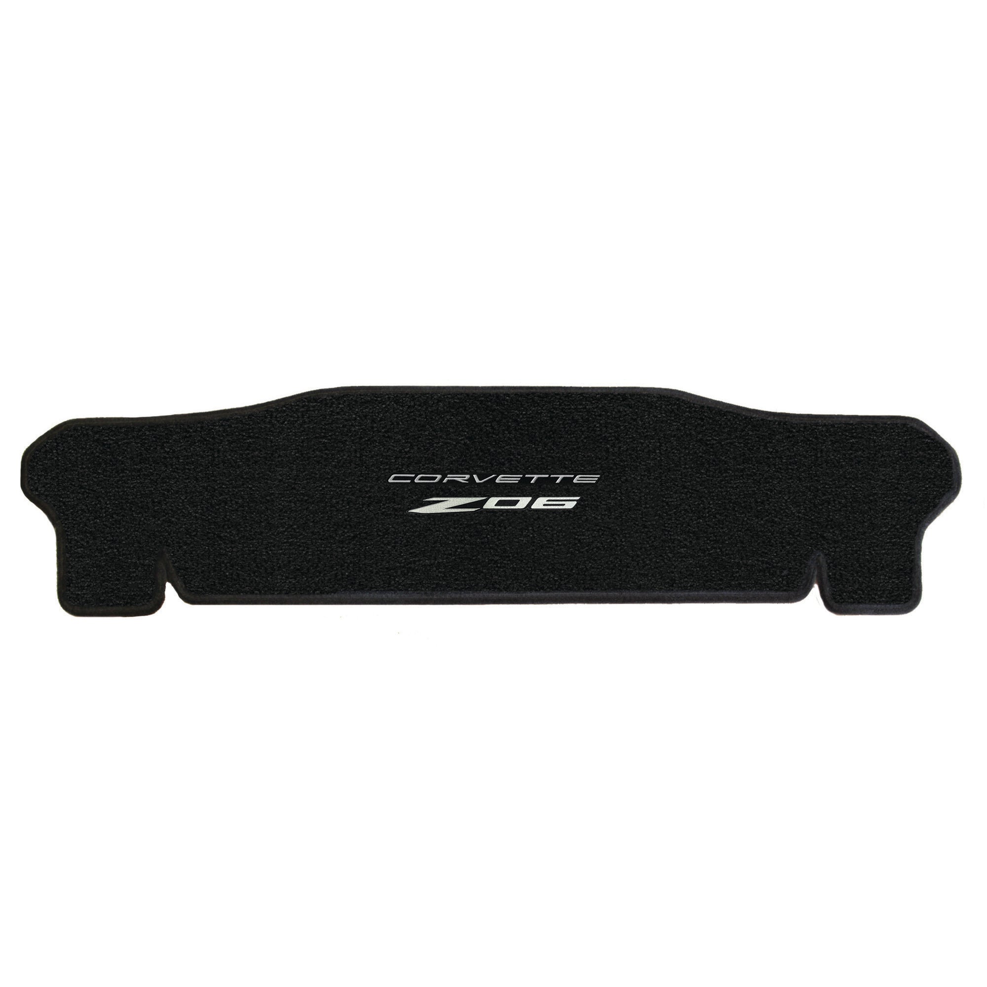 C8/Z06 Corvette Rear Cargo Mats - Lloyds Mats with C8 Corvette Script & Z06 Logo : Coupe