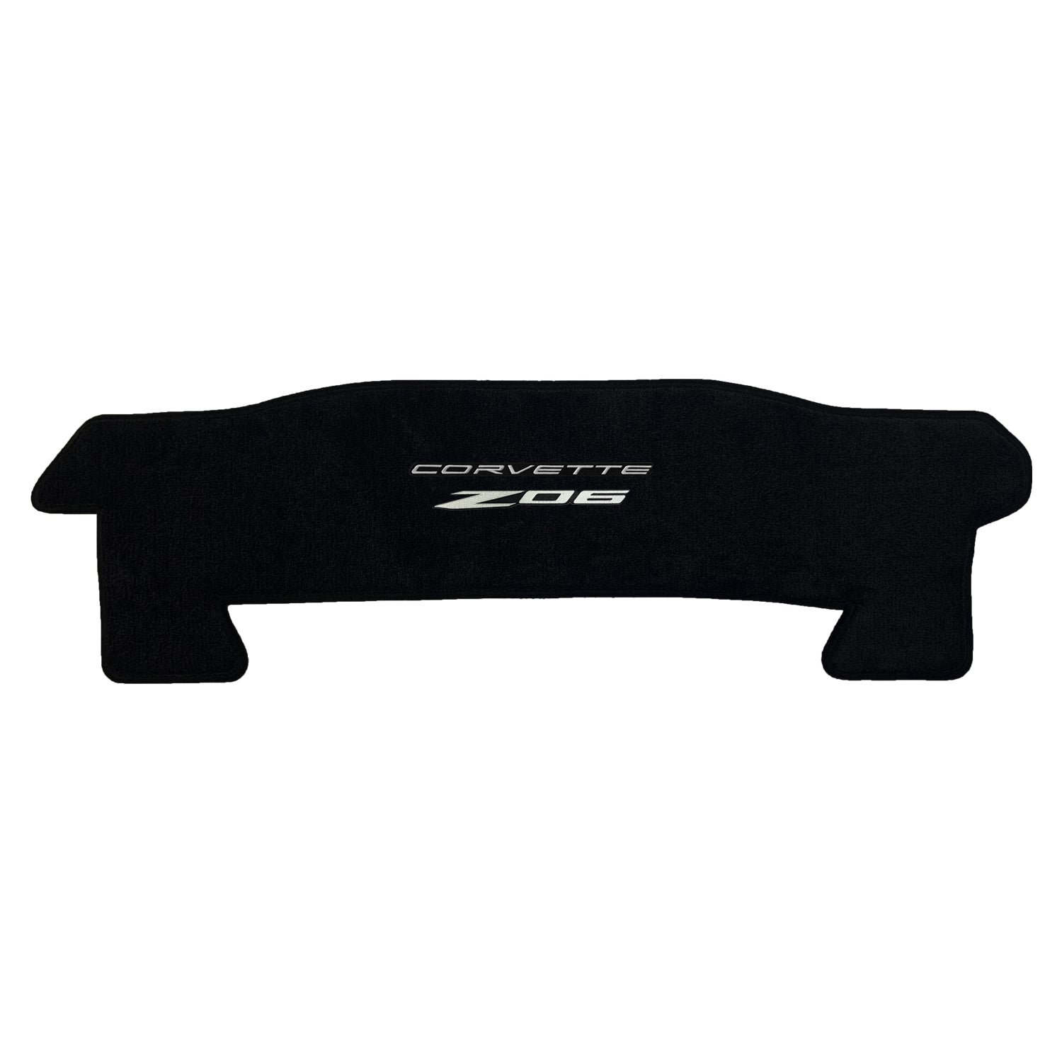 C8/Z06 Corvette Rear Cargo Mats - Lloyds Mats with C8 Corvette Script & Z06 Logo : Convertible