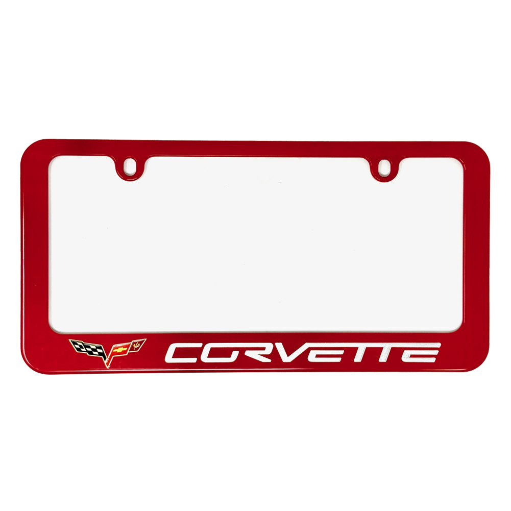 Corvette Color-Matched License Plate Frame C6 2005-2013 C6(All Colors)