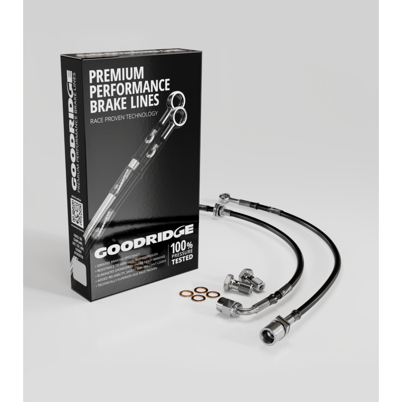 Goodridge 97-04 Chevy Corvette Stainless Steel Front Brake Lines