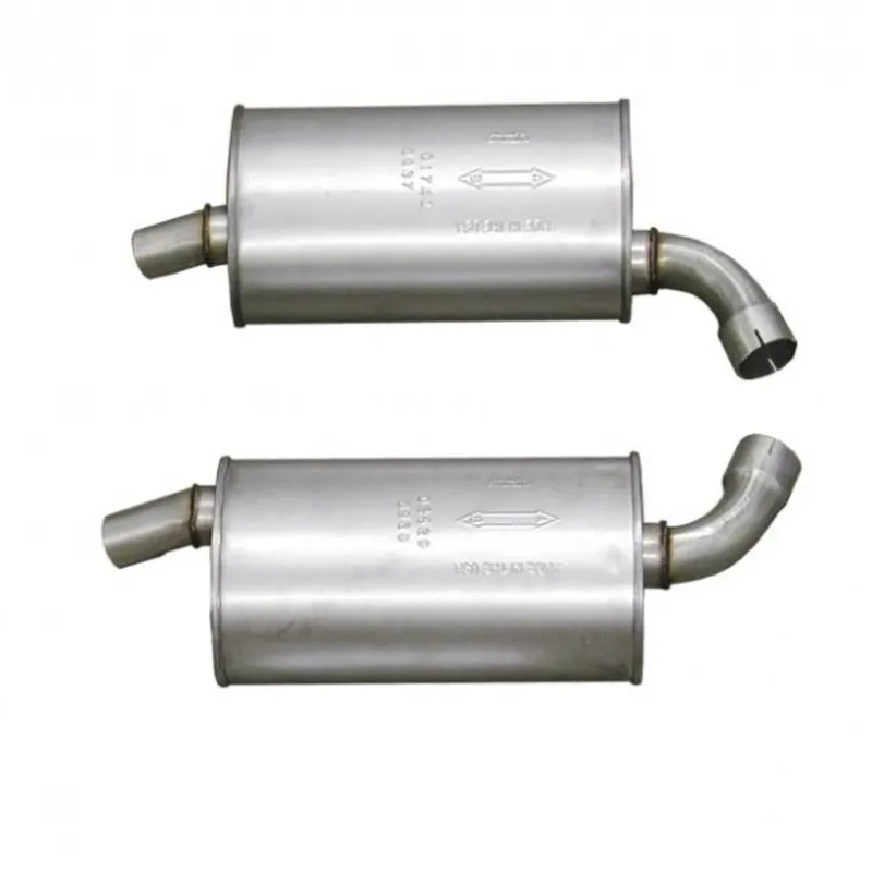 Corvette Mufflers. 2.5 Inch Round (Original Style): 1973