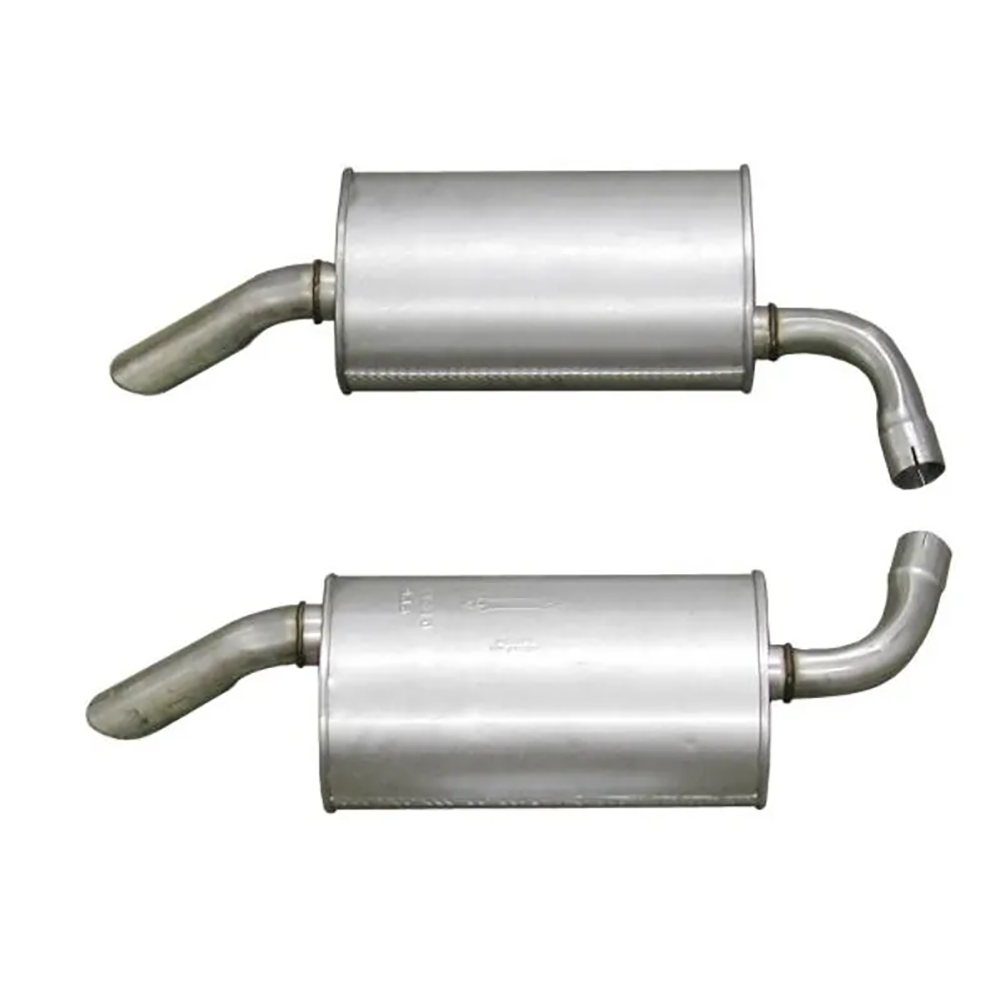 Corvette Mufflers. 2 Inch Round (Original Style): 1974