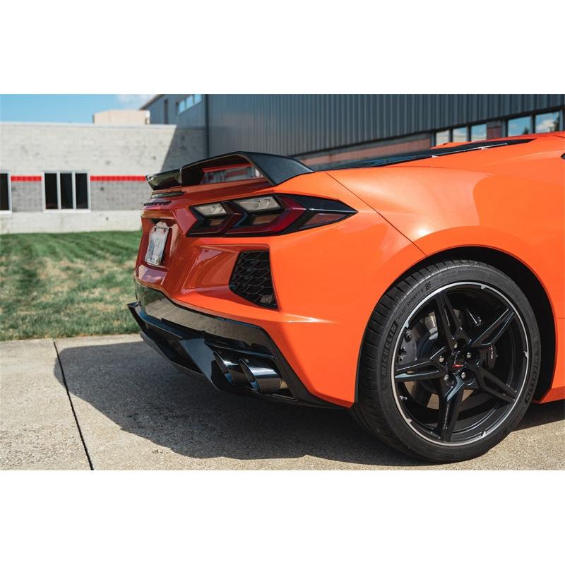 Corsa 2020-24 Corvette C8 3in Xtreme Cat-Back Exhaust 4.5in Black Quad Tips - Deletes stock AFMValve