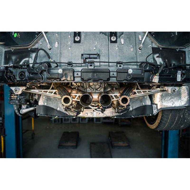 C8 Z06 Corvette - Exhaust System Corsa 3in Valved Cat-Back Muffler Delete Track System w/o Tip : 2023-2024 Z06