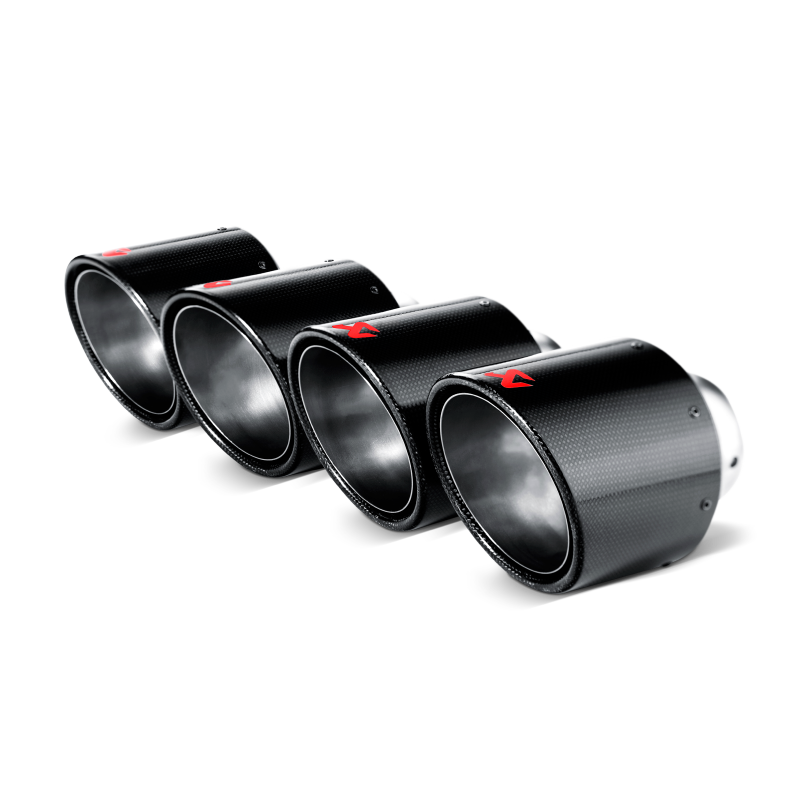 Akrapovic 06-13 Chevrolet Corvette ZO6/ZR1 (C6) Tail Pipe Set (Carbon 115 mm)