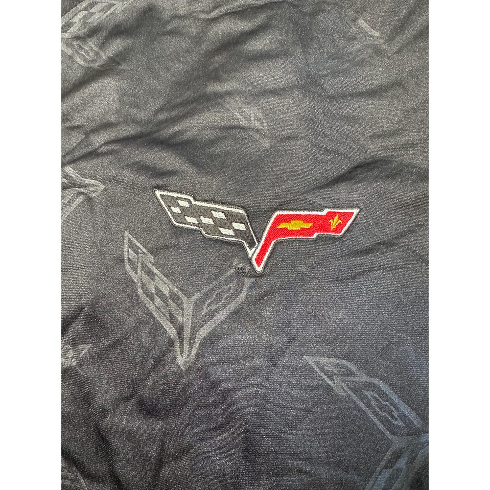 Corvette Indoor Car Cover - Designer Embossed C6 Logo : 2005-2013 C6