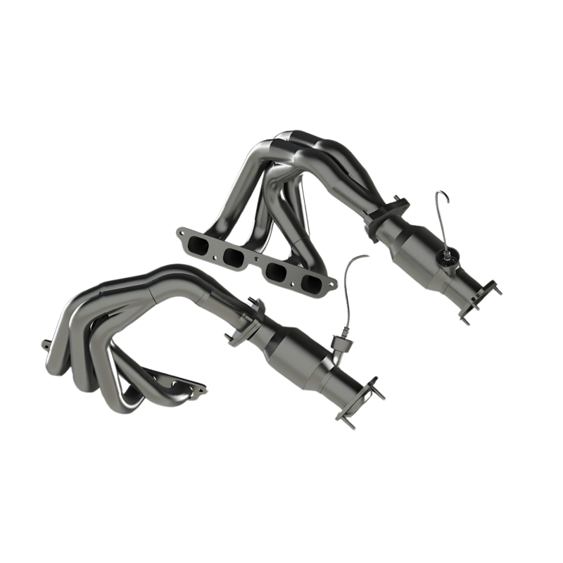 Kooks 22+ Chevrolet C8 Corvette Z06 LT6 SS Tri-Y Headers w/ GREEN Cats w/ Heat Blankets