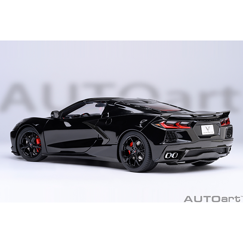 C8 Corvette Stingray Z51 Die Cast 1:18 - Gloss Black