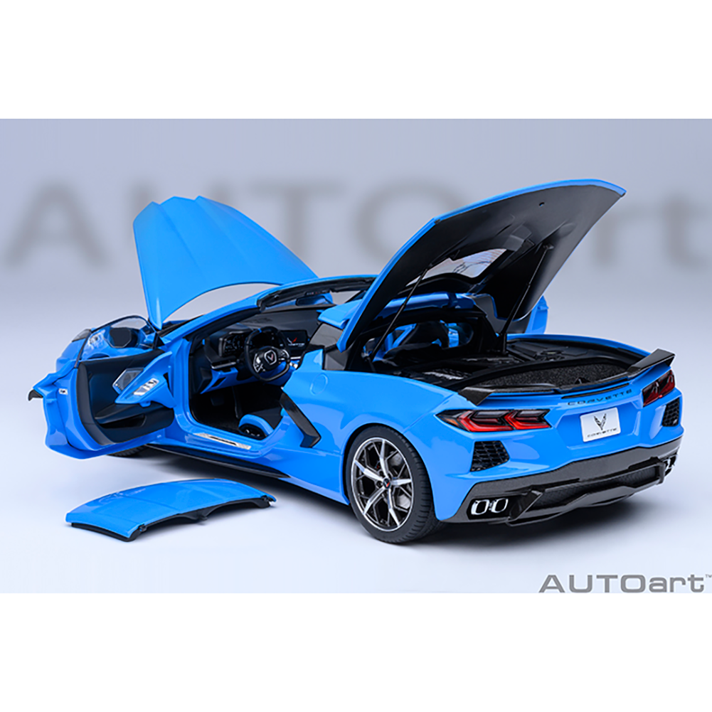 C8 Corvette Stingray Z51 Die Cast 1:18 - Rapid Blue