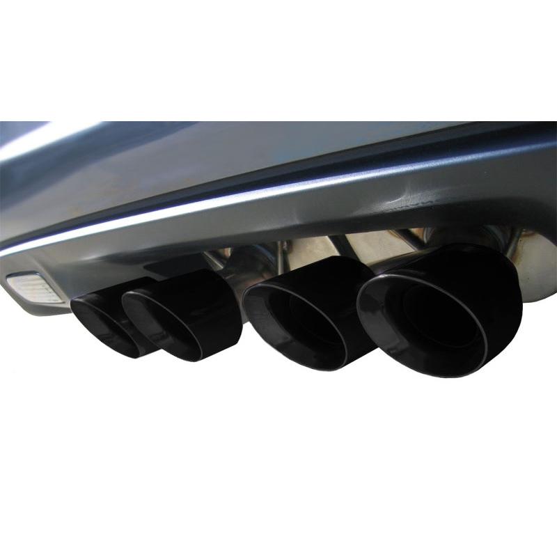 Corsa 2012-2013 Chevrolet Corvette C6 Z06 7.0L V8 Black Sport Cat-Back Exhaust