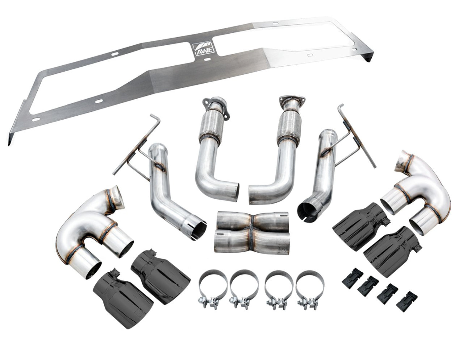 C8 Corvette AWE Track Edition Exhaust System : Stingray & E-Ray