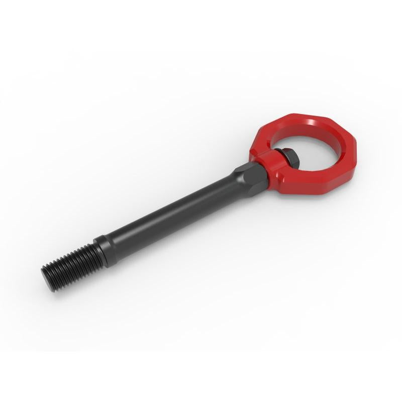 aFe CONTROL Front Tow Hook Red