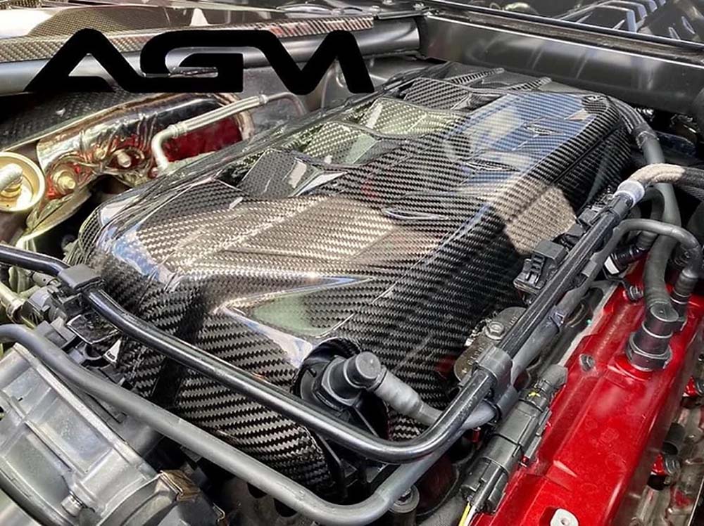 C8 Corvette AGM Carbon Fiber LT2 Engine Cover