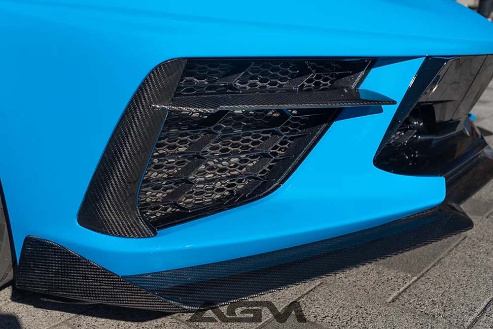 C8 Corvette AGM Carbon Fiber Grille Inserts