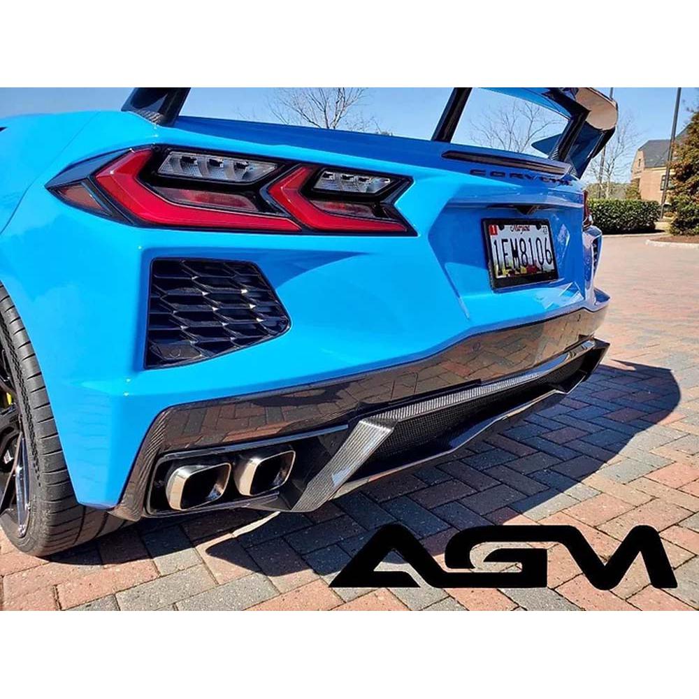 C8 Corvette AGM Carbon Fiber Rear Diffuser