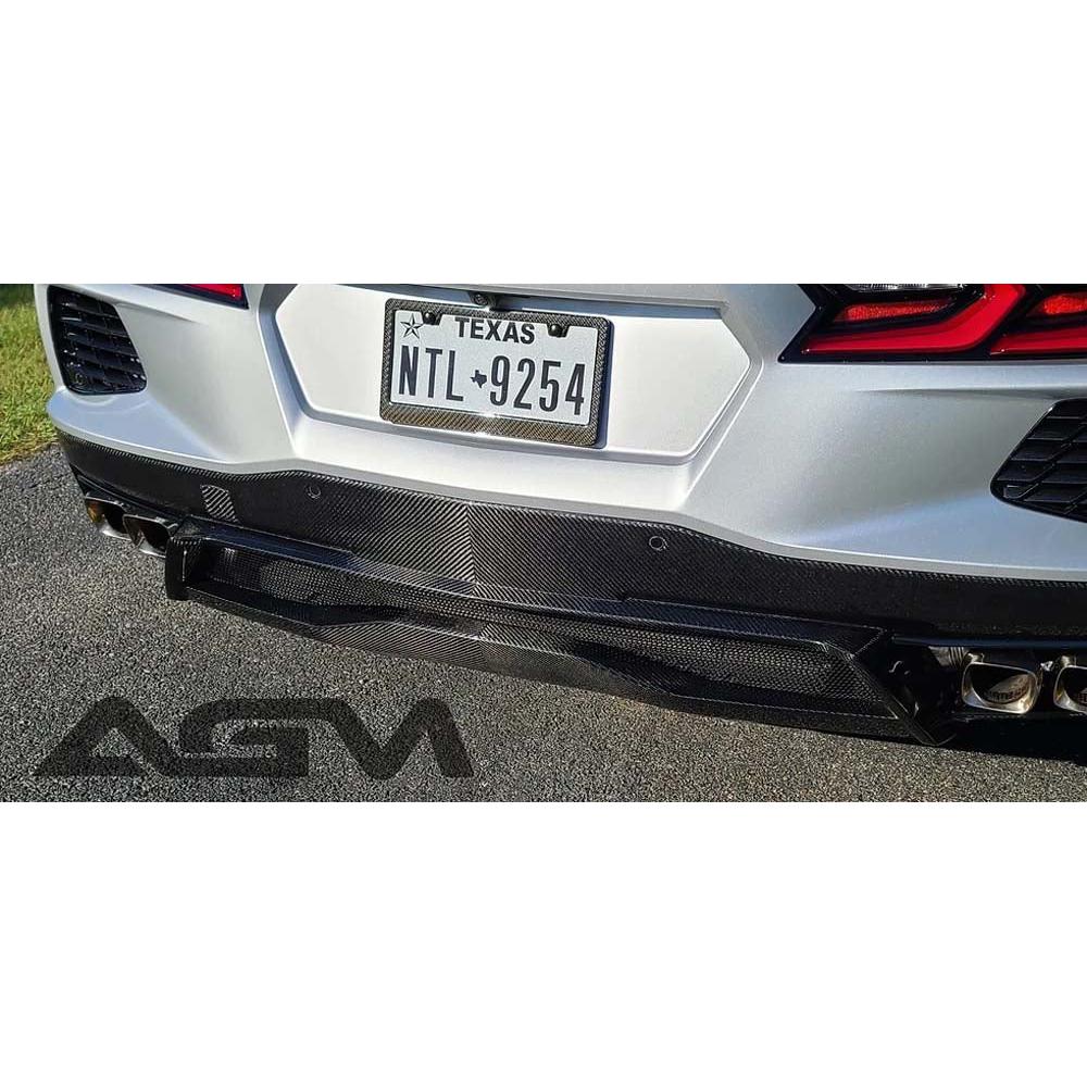 C8 Corvette AGM Carbon Fiber Rear Diffuser