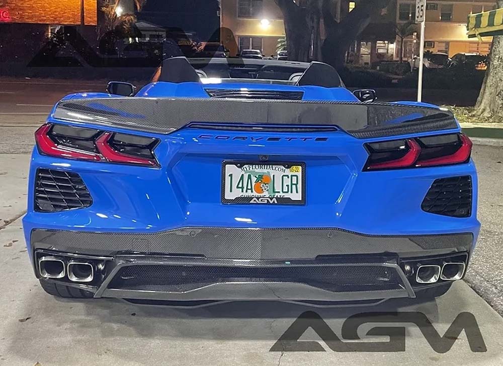 C8 Corvette AGM Carbon Fiber Rear Diffuser