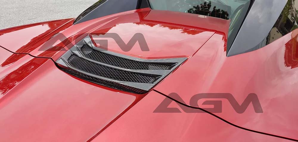 C8 Corvette AGM Carbon Fiber HTC Rear Vent