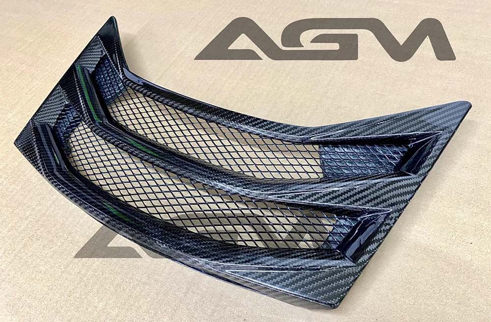 C8 Corvette AGM Carbon Fiber HTC Rear Vent