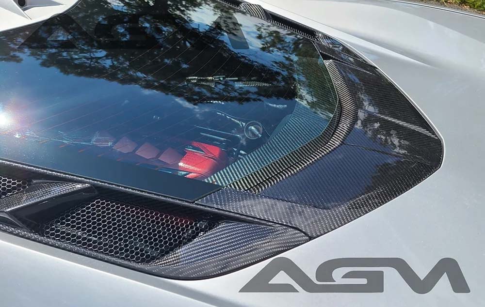 C8 Corvette AGM Carbon Fiber Lower Window Trim