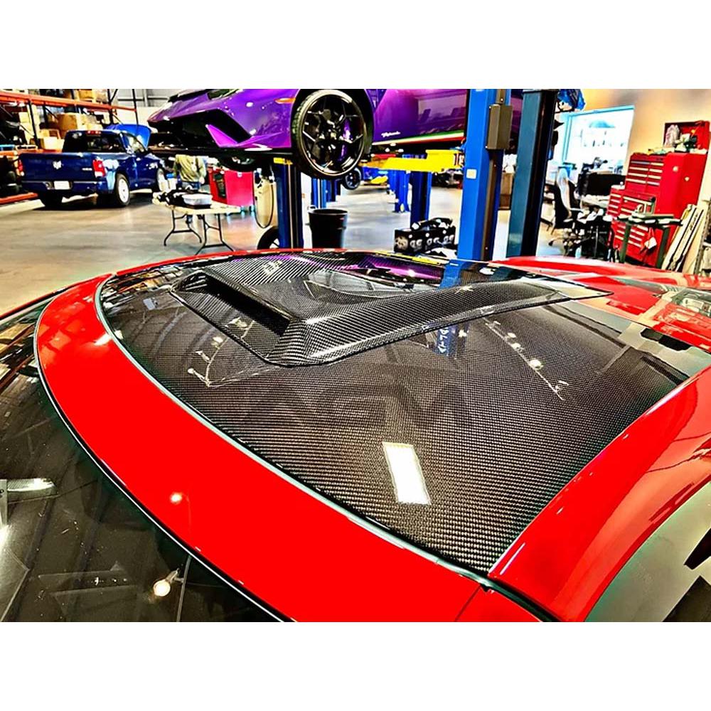 C8 Corvette AGM Carbon Fiber Roof Scoop