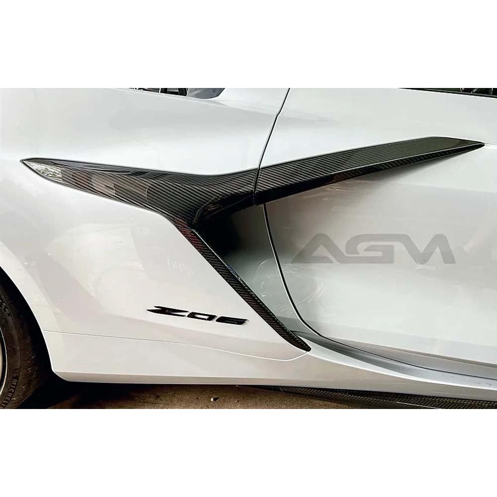 C8 Corvette AGM Carbon Fiber Z06/ERay  Wishbone (Door Handles/Scoops)