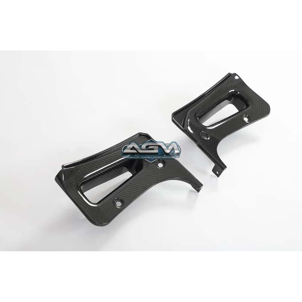 C8 Corvette AGM Carbon Fiber Z06/ERay Extended Splash Guards (Front & Rear)