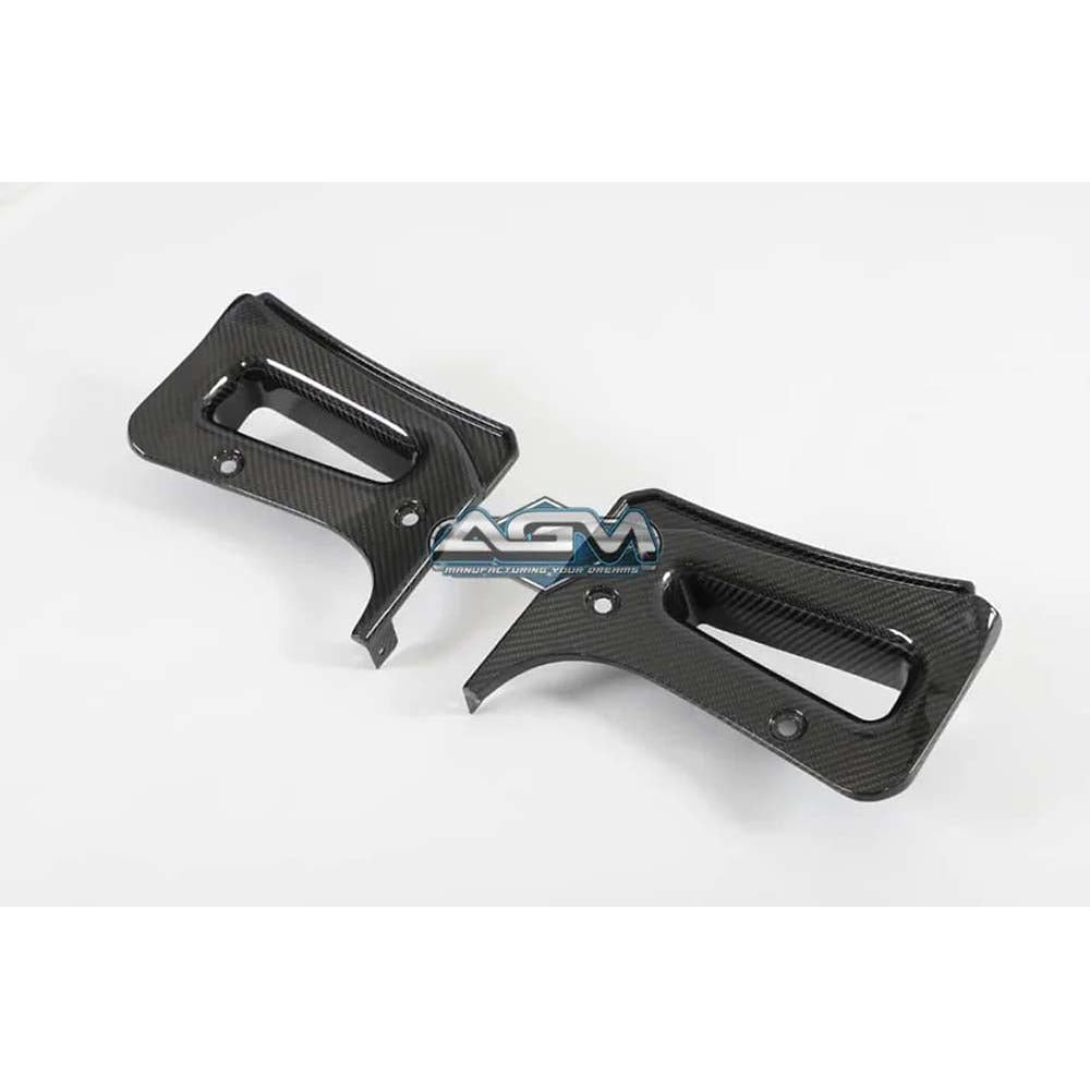 C8 Corvette AGM Carbon Fiber Z06/ERay Extended Splash Guards (Front & Rear)