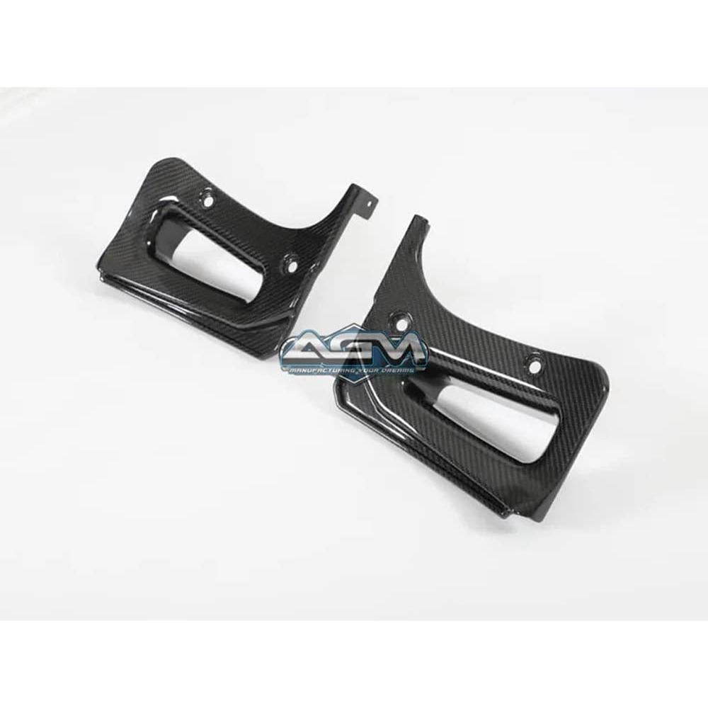 C8 Corvette AGM Carbon Fiber Z06/ERay Extended Splash Guards (Front & Rear)