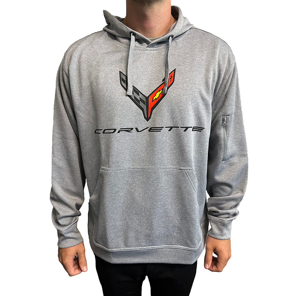 C8 Corvette Horizon Hoodie : Gray