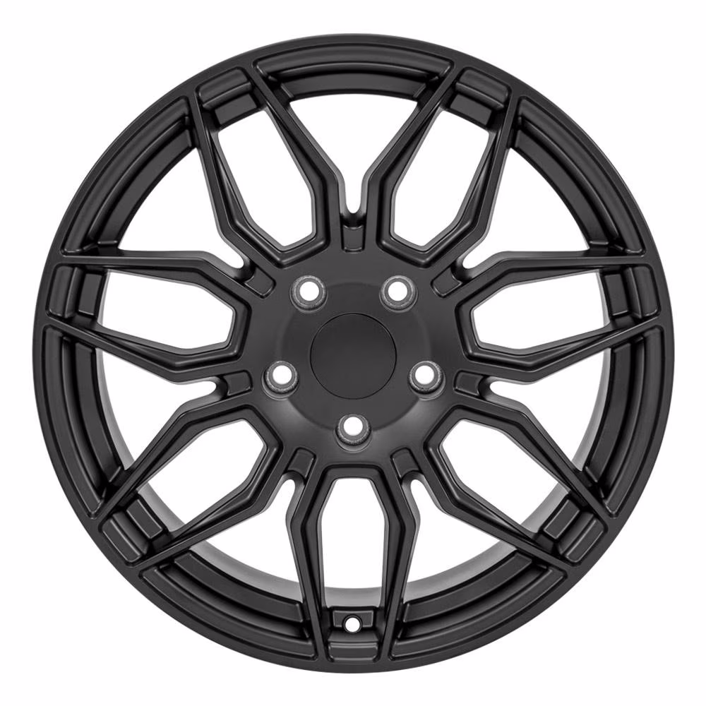 C8 Corvette Z06 Style Reproduction Wheels : Satin Black