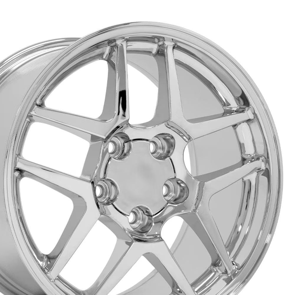 C5 Corvette Z06 Style Reproduction Wheels : Chrome