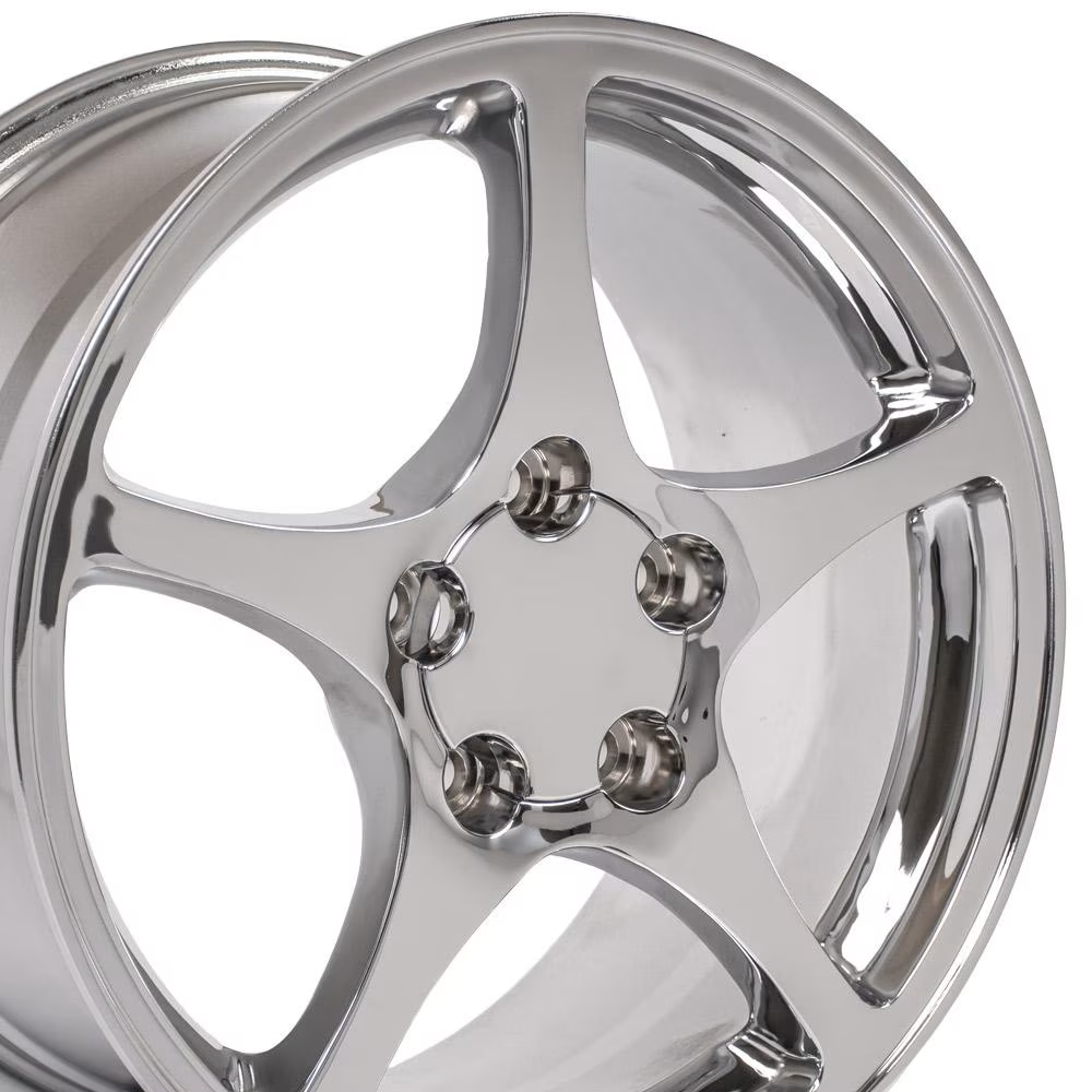 C5 Corvette 00-04 Style Reproduction Wheels : Chrome