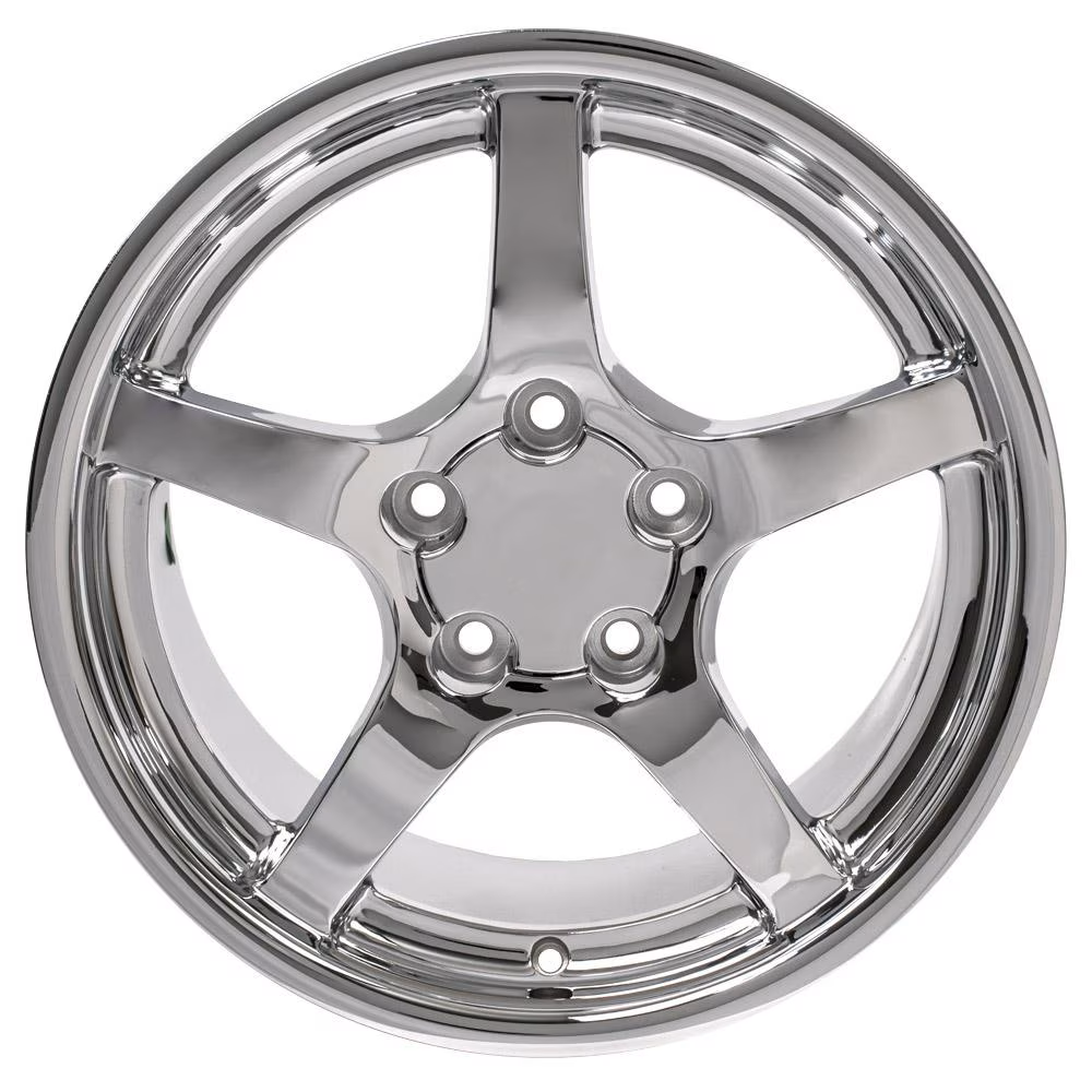 C5 Corvette 00-04 Style Deep Dish Reproduction Wheels : Chrome