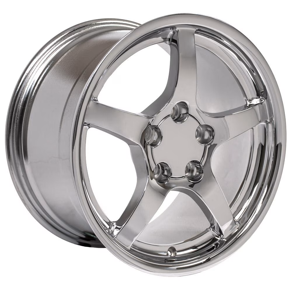 C5 Corvette 00-04 Style Deep Dish Reproduction Wheels : Chrome