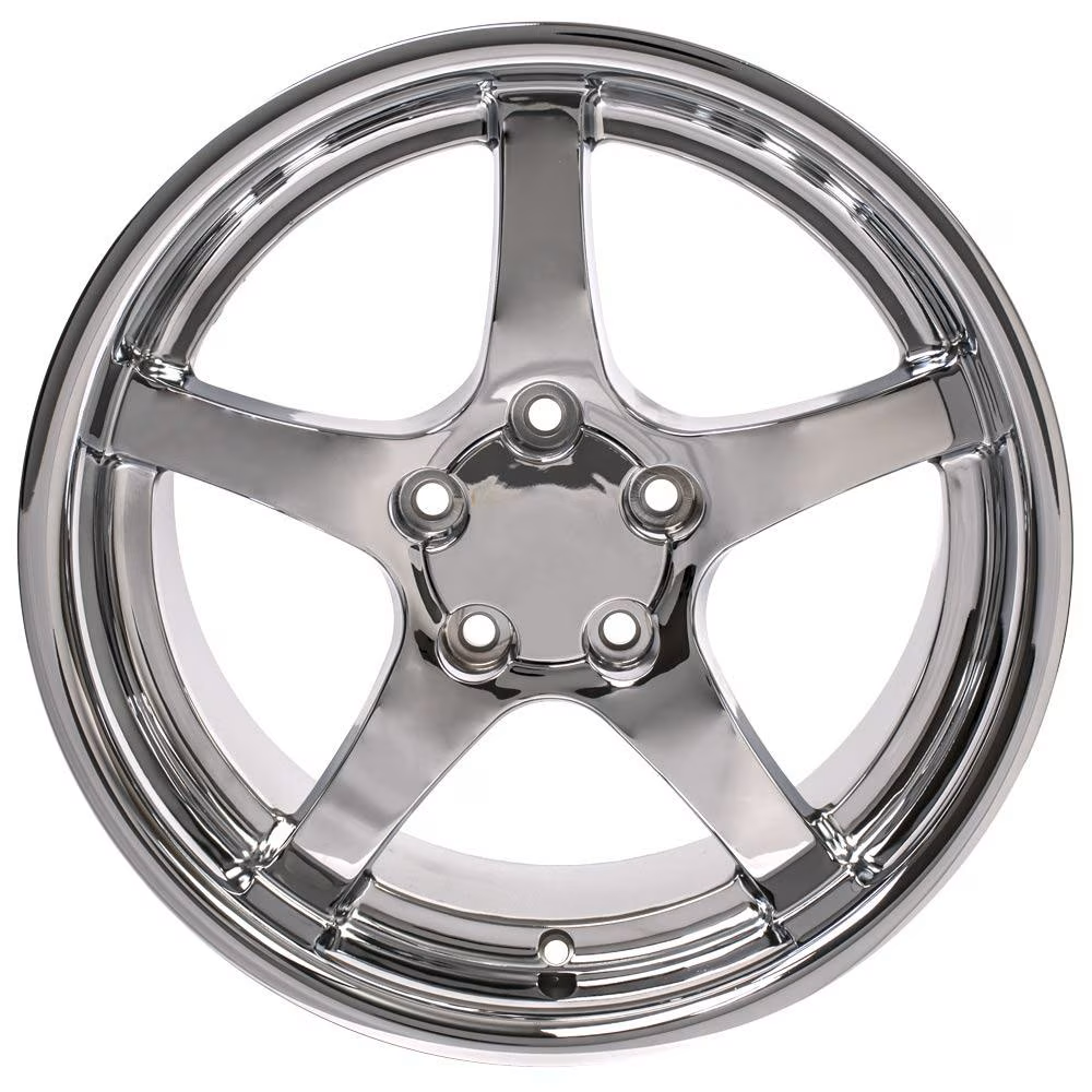 C5 Corvette 00-04 Style Deep Dish Reproduction Wheels : Chrome