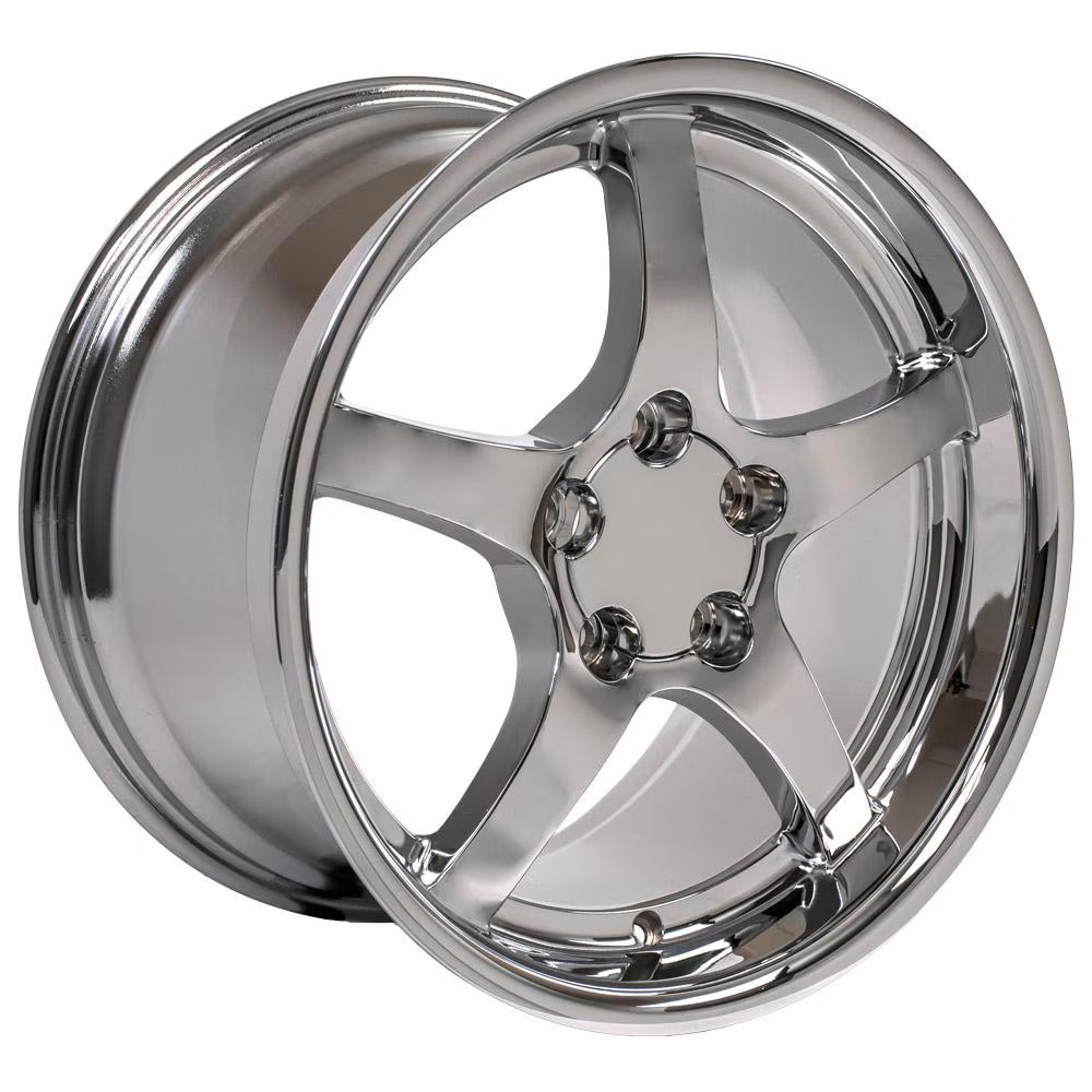 C5 Corvette 00-04 Style Deep Dish Reproduction Wheels : Chrome