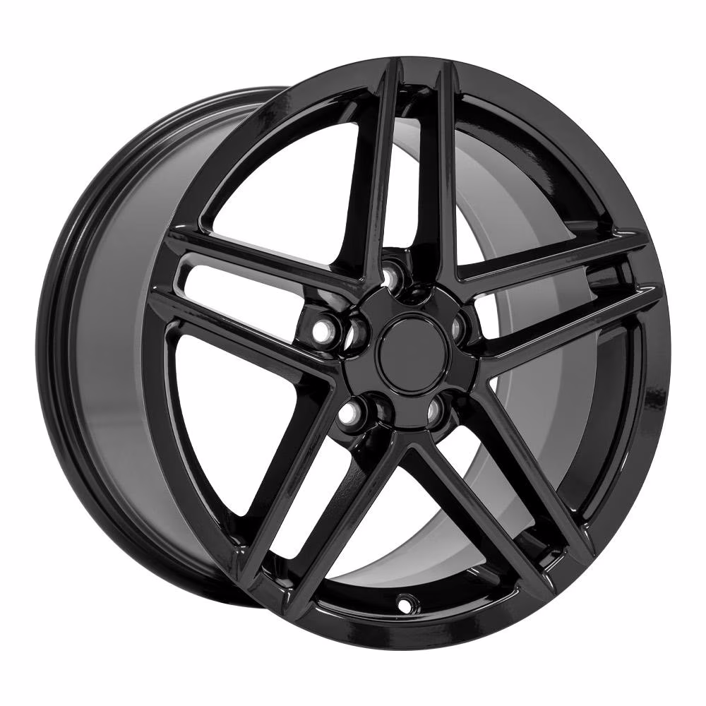 C6 Corvette Z06 Style Reproduction Wheels : Gloss Black