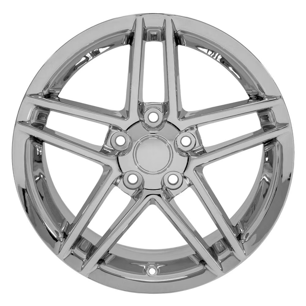 C6 Corvette Z06 Style Reproduction Wheels : Chrome