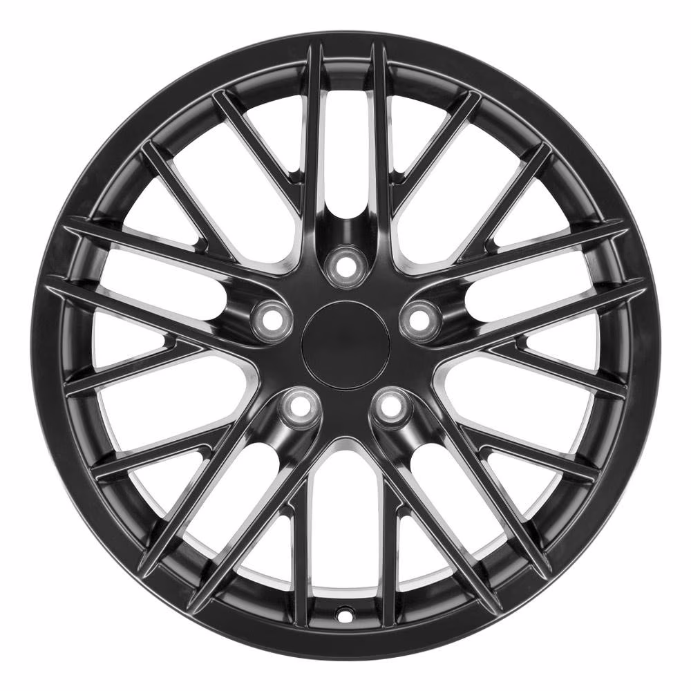 C6 Corvette ZR1 Style Reproduction Wheels : Satin Black